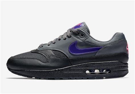 nike air max 1wolf grey zwart pink blast fierce purple|Air Max 1 'Fierce Purple' .